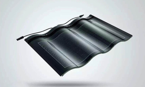 32W curve-shaped solar tile