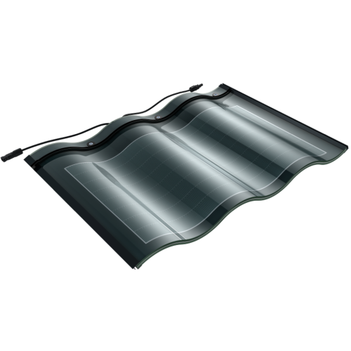 Siyopower 32W CIGS Double-Glass Curve Solar Roof Tile